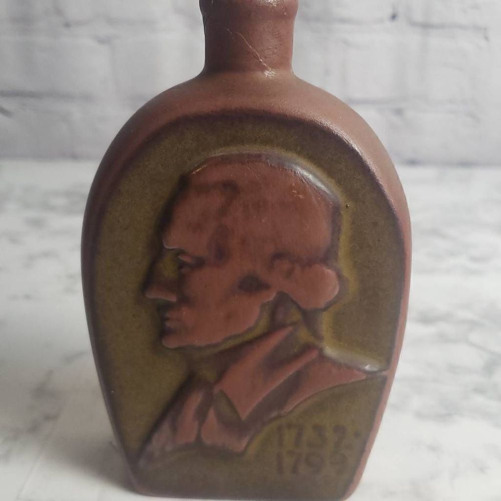 Primitive George Washington Brown Bottle - Picture 12 of 15